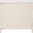 Putty Hallway Table With Baskets and Drawers