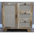 Narrow Wooden Storage Cabinet With Drawers Storage Cabinets & Lockers Candle and Blue Interiors
