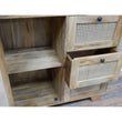 Narrow Wooden Storage Cabinet With Drawers Storage Cabinets & Lockers Candle and Blue Interiors