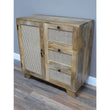 Narrow Wooden Storage Cabinet With Drawers Storage Cabinets & Lockers Candle and Blue Interiors