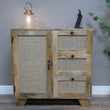 Narrow Wooden Storage Cabinet With Drawers Storage Cabinets & Lockers Candle and Blue Interiors