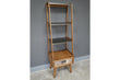 Industrial Metal Wood Bookshelf Industrial Style Candle and Blue Interiors