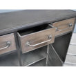 Industrial Style 3 Door 3 Drawer Metal Sideboard Buffets & Sideboards Candle and Blue Interiors