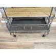 Industrial Style Metal & Wood Bookcase With Shelves 2 Drawers Industrial Style Candle and Blue Interiors