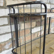Industrial Style Metal & Wood Bookcase With Shelves 2 Drawers Industrial Style Candle and Blue Interiors