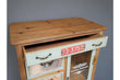 Industrial Wooden Map Cabinet Industrial Style Candle and Blue Interiors