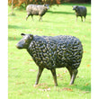 Life Size Metal Garden Sheep Sculpture Garden Sculptures Candle and Blue Interiors