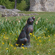 Moon Star Gazing Hare Garden Sculpture Garden Sculptures Candle and Blue