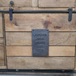 Wide Rustic Mango Wooden Sideboard With Drawers Sideboard Candle and Blue Interiors