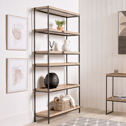 Gallery Tall Modern Wooden Shelves