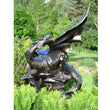 Large Metal Dragon Garden Sculpture Garden Sculptures Candle and Blue Interiors 