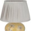 40cm Taupe Poly Cotton Pleat Shade Shade Candle and Blue 