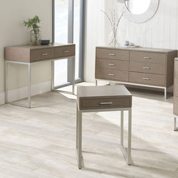 Elgon Grey Wash Mango Wood 6 Drawer Chest Chest of Drawers Candle and Blue Interiors 