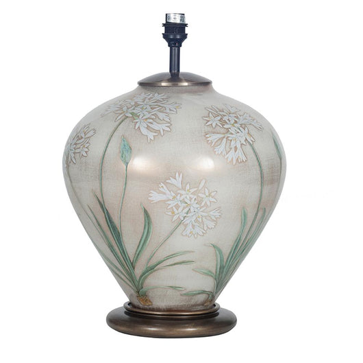 Jenny Worrall Agapanthus Table Lamp Lighting Candle and Blue Interiors 