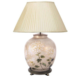 Jenny Worrall Chrysanthemum Large Round Glass Table Lamp Base Lighting aimbry 