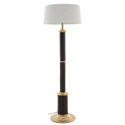 Tall Aluminium Stem Floor Standing Lamp Lighting Candle and Blue Interiors 